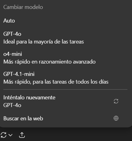modelos ChatGPT
